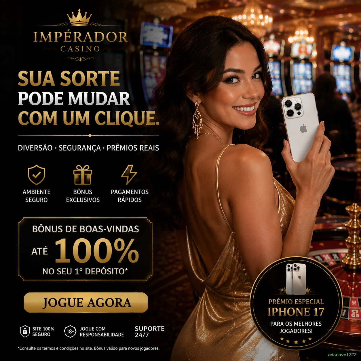 Slots online da adoravel777 com jackpots progressivos